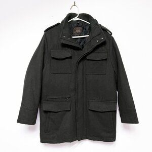 TASSO ELBA Men's Heavy Winter Wool Field coat, 'Loden'  Unworn